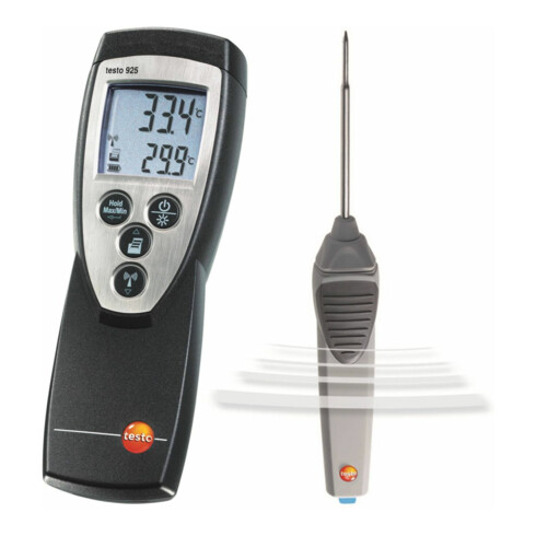 TESTO Thermometer zonder meetsonde, Type: 925