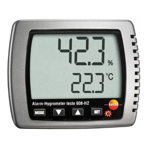 TESTO Vocht- en thermometer, Type: 608H2