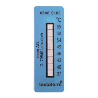 Testoterm Temperaturmessstreifen +37 bis +65 °C