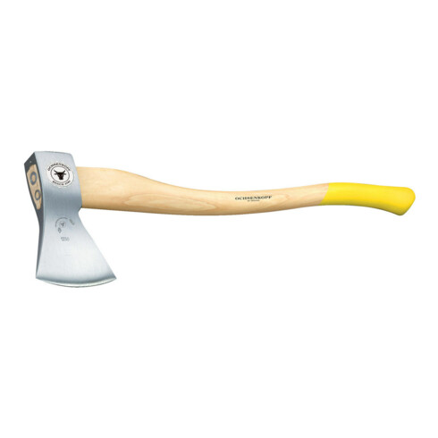 Tête de bœuf Hache de forêt universelle Manche en caryer, 1250 g