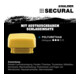 Tête de maillet à frappe amortie SECURAL D. tête 30 x 40 mm polyuréthane jaune m-1