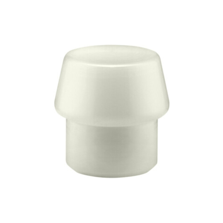 Tête de maillet à frappe amortie SIMPLEX D. tête 30 mm nylon blanc, dur HALDER