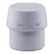 Tête de maillet à frappe amortie SIMPLEX D. tête 30 mm TPE-mid gris mi-dur HALDE-1