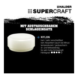 Halder Embout de rechange en nylon