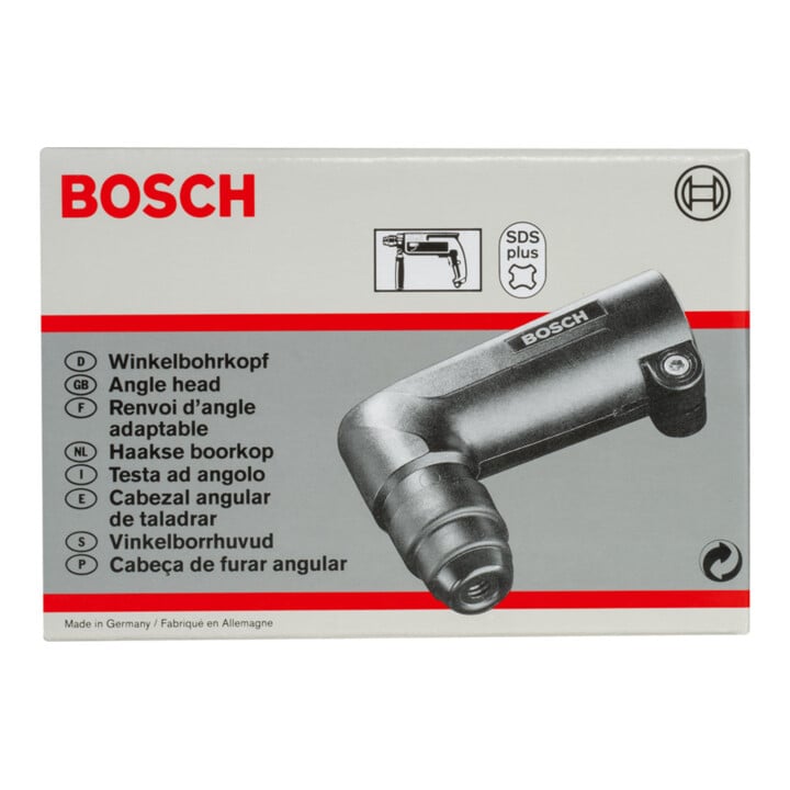 Tête de perçage angulaire Bosch pour marteaux perforateurs légers avec SDS plus porte-outil 43 mm