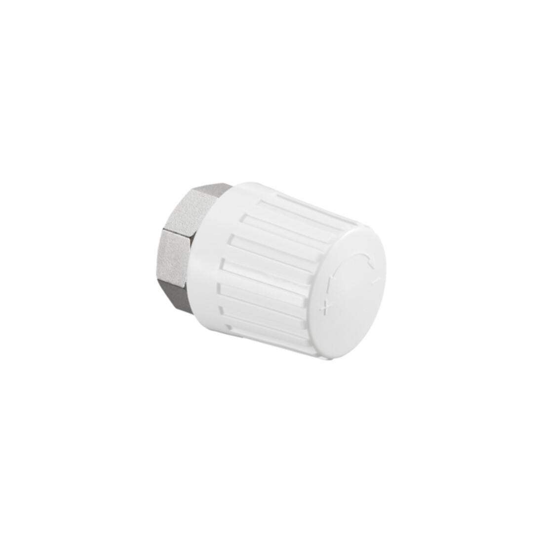 Tête de réglage manuel OV avec préréglage blanc, raccord M 30x1,5