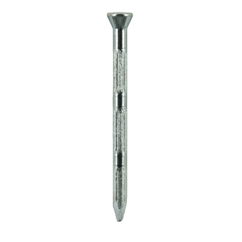Tête fraisée à clous en acier, nervurée, zn 3,5 x 65 DQ