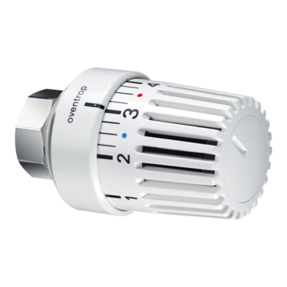 Tête thermostatique OV UNI LA avec sonde liquide blanche avec position zéro
