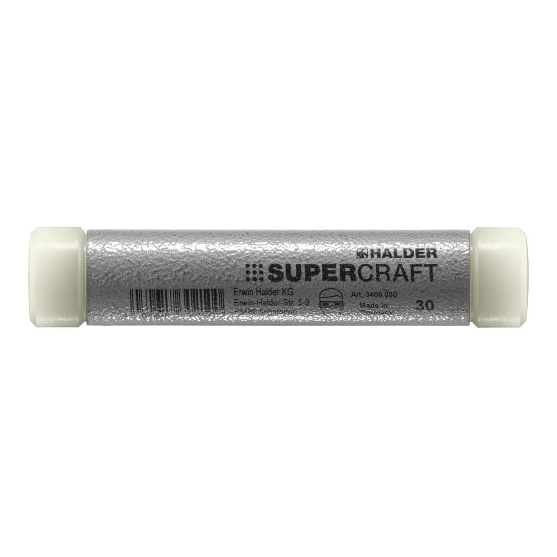 Têtes de maillet L. 155 mm D. tête 30 mm anti-rebond nylon blanc, dur HALDER