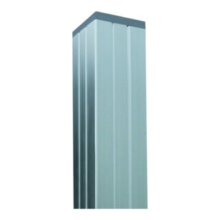 Tetzner & Jentzsch Aluminium TOR-Pfosten 68 x 68 x 2400mm verstärkt SILBER