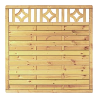 Tetzner & Jentzsch Antikzaun 180 x 180 cm kdi-grün Rahmen 45/68 mm genutet geschraubt