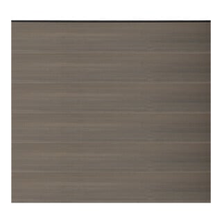 Tetzner & Jentzsch Clôture ELZE-Serie 6 lames de clôture 179 x 176 cm gris coextrudé
