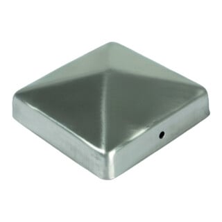 Tetzner & Jentzsch Couvre-poteau Pyramide acier inoxydable 9 x 9 cm