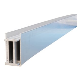 Tetzner & Jentzsch ECOSTECK-Set Start/Endleiste verstärkt 50/50 x 24 x 1655mm Aluminium Silber