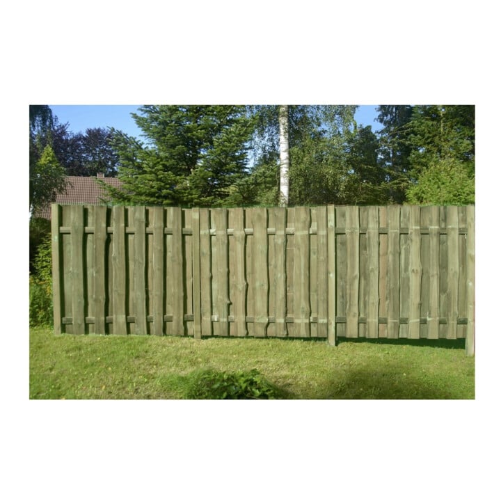Tetzner & Jentzsch GmbH Poteau kdi-vert brut scié 9 x 9 x 210 cm Série FÜNEN