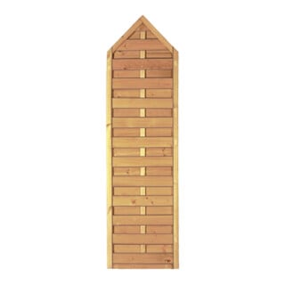 Tetzner & Jentzsch Gotik-Massiv Rahmen 45 x 45 mm Lamellen geriffelt geschraubt 60 x 210 cm
