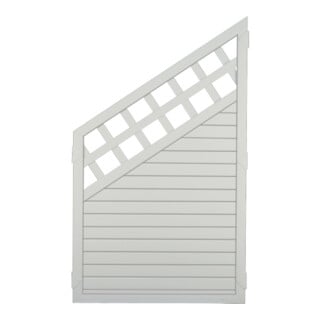 Tetzner & Jentzsch KS-Zaun LIGHTLINE Ranki 90 x 150/90 cm weiß Ecke links