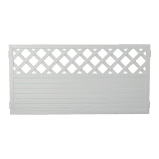 Tetzner & Jentzsch KS-Zaun Ranki 180 x 90 cm weiß Lichtline
