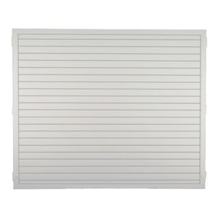 Tetzner & Jentzsch KS-Zaunelement LIGHTLINE 180 x 150 cm weiß Rahmen Füllung
