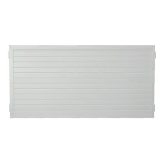 Tetzner & Jentzsch KS-Zaunelement LIGHTLINE 180 x 90 cm weiß Füllung Rahmen