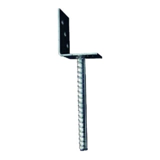 Tetzner & Jentzsch L-Pfostenträger 9 x 9 cm feuerverzinkt Riffelstahldolle