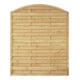 Tetzner & Jentzsch Maxi-Bogen 150 x 180/160cm Rahmen 45 x 45 mm kdi grün geriffelt