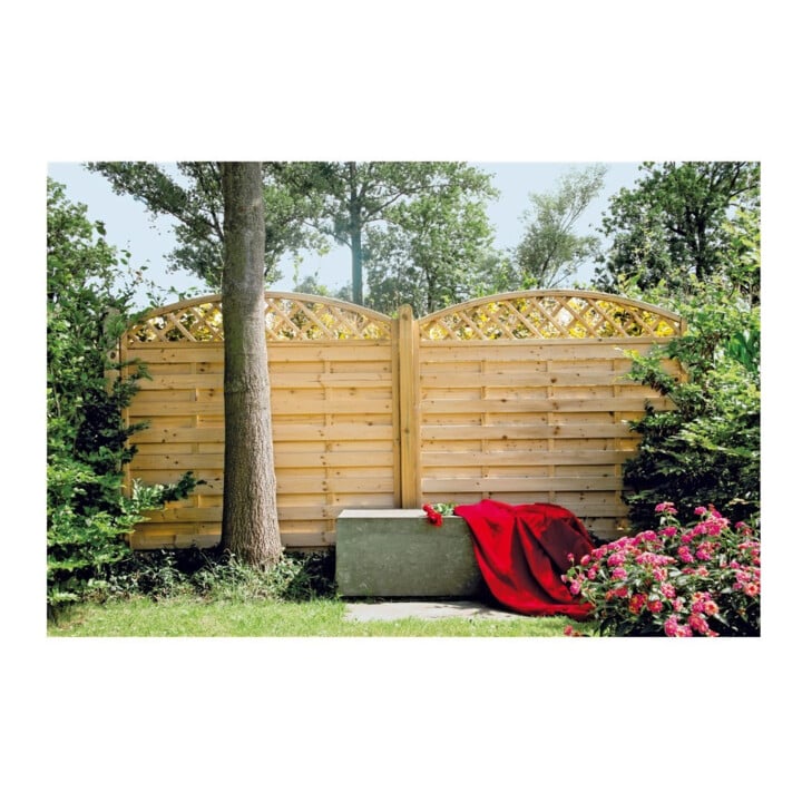 Tetzner & Jentzsch Maxi-Bogen Ranki 150 x 180/160cm kdi grün Rahmen 45/45mm Lamellen geriffelt