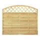 Tetzner & Jentzsch Maxi-Bogen Ranki 180 x 150/130 cm kdi vert cadre 45/45 mm lamelles rainurées