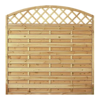 Tetzner & Jentzsch Maxi-Bogen Ranki 180 x 180/160cm kdi grün Rahmen 45 x 45mm Lamellen geriffelt