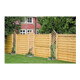 Tetzner & Jentzsch Maxi-Massiv-Clôture 180 x 90 cm cadre 45/45 mm kdi vert rainuré