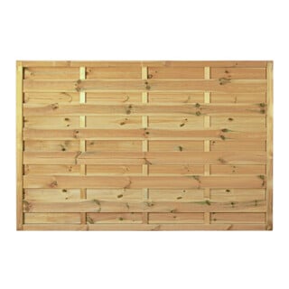 Tetzner & Jentzsch Maxi-Massiv-Zaun 180 x 120cm Rahmen 45/45mm kdi grün geriffelt