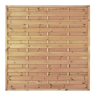 Tetzner & Jentzsch Maxi-Massiv-Zaun 180x180cm Rahmen 45 x 45mm grün geriffelt