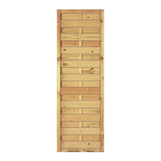 Tetzner & Jentzsch Maxi-Massiv-Zaun 60 x 180cm Rahmen 45/45mm kdi grün geriffelt
