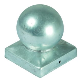 Tetzner & Jentzsch Pfostenabdeckung Kugel 9 x 9 cm feuerverzinkt