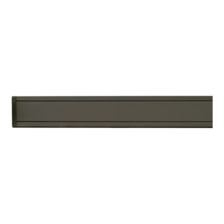 Tetzner & Jentzsch Poteau en aluminium 68 x 68 x 1850 mm anthracite clair anodisé avec renfort