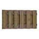 Tetzner & Jentzsch Sichtschutzzaun SEELAND-Serie kdi-braun 180 x 90 cm sägerau 30/80 mm