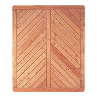 Tetzner & Jentzsch Sichtschutzzaun SKAGEN-Serie Lärche 150 x 180 cm Rahmen 44/88 mm Profilbretter 18/125 mm