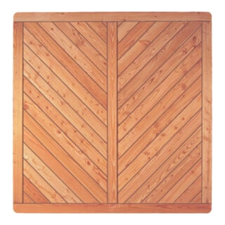 Tetzner & Jentzsch Sichtschutzzaun SKAGEN-Serie Lärche 180 x 180 cm Rahmen 44/88 mm Profilbretter 18/125 mm