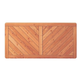 Tetzner & Jentzsch Sichtschutzzaun SKAGEN-Serie Lärche 180 x 90 cm Rahmen 44/88 mm Profilbretter 18/125 mm