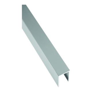 Tetzner & Jentzsch Steckzaunsystem TJÖRN U-Profil 24,8 x 40 x 1761mm Silber Alu-Abdeckleiste