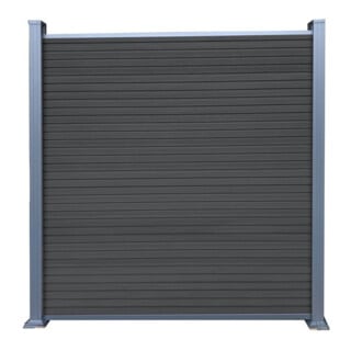Tetzner & Jentzsch Steckzaunsystem WAREN-Serie 175 x 180cm anthrazit