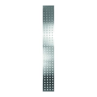 Tetzner & Jentzsch Tôle en aluminium série AALBORG 25 x 179 cm 1 mm, espacement trous 20/20 mm