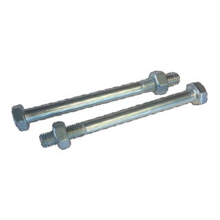 Tetzner & Jentzsch Vis traversante M10x90 mm avec rondelles et écrous, 2 pièces
