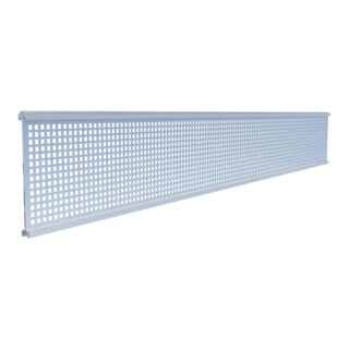 Tetzner & Jentzsch WPC-Steckzaunsystem TJÖRN-Serie Gitterfüllung 6 x 206 x 1793 mm Silber