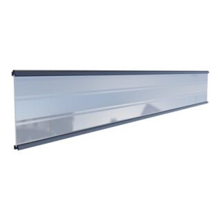 Tetzner & Jentzsch WPC-Steckzaunsystem TJÖRN-Serie Glasfüllung ANTHRAZIT 6 x 206 x 1793mm