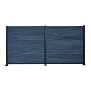 Tetzner & Jentzsch Zaunlamelle ÖLAND-Serie GREYSTONE coextrudiert 20 x 210 mm grau Holzmaserung