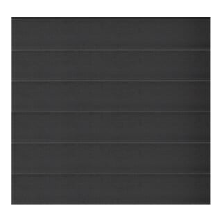 Tetzner & Jentzsch Zaunset ELZE-Serie ANTHRAZIT coextrudiert 179 x 176 cm 6 Lamellen