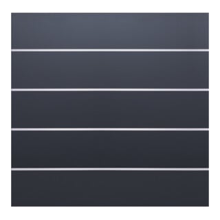 Tetzner & Jentzsch Zaunset FARÖ-Serie 1792 x 1775 mm anthrazit HPL-Steckzaunsystem