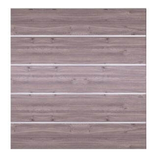 Tetzner & Jentzsch Zaunset FARÖ-Serie 1792 x 1775 mm Esche-Grau HPL-Steckzaunsystem