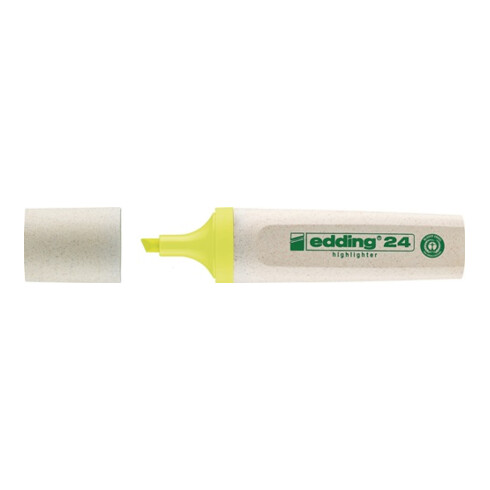Textmarker 24 EcoLine gelb Strich-B.2-5mm Keilspitze EDDING